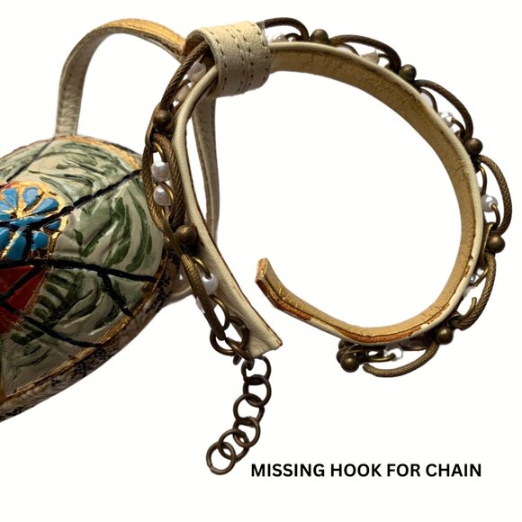 Giuseppe Zanotti Ankle Wrap Sandals w/Pearls and Art Heels - Picture 8 of 9